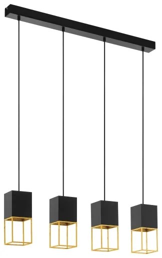 Eglo 97734 - LED Csillár zsinóron MONTEBALDO 4xGU10/5W/230V