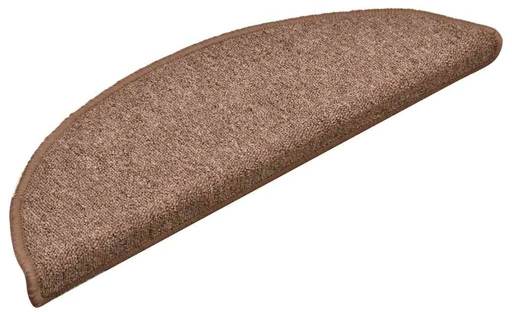 30 db barna lépcsőszőnyeg 56x17x3 cm