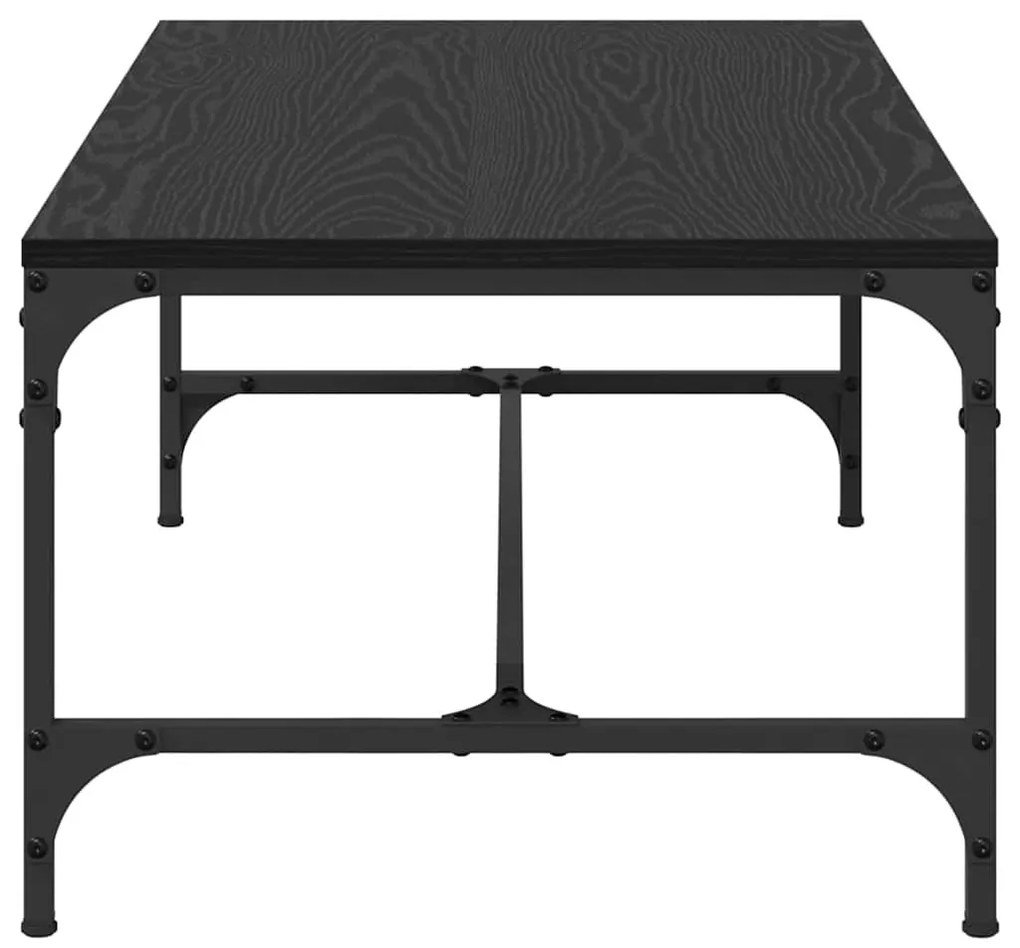 Dohányzóasztal Fekete tölgy 100 x 50 x 35 cm Faanyag