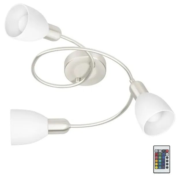 Eglo Eglo 75388 - LED RGBW Dimmelhető felületre szerelhető csillár GRIMSEY-C 3xE14/4W/230V + távirányító EG75388