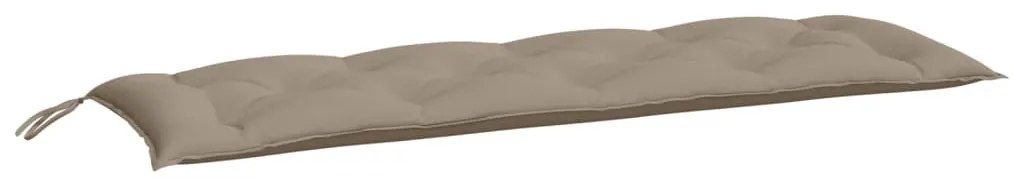 2 db tópszínű oxford szövet kerti padpárna 150 x 50 x 7 cm