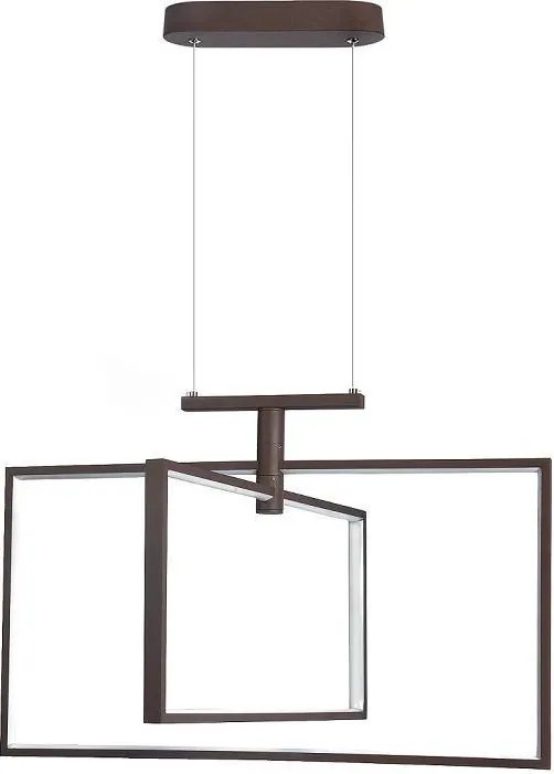 DOMENOLED 593 Modern Led Függesztett Lámpa Fehér, Barna LED IP20