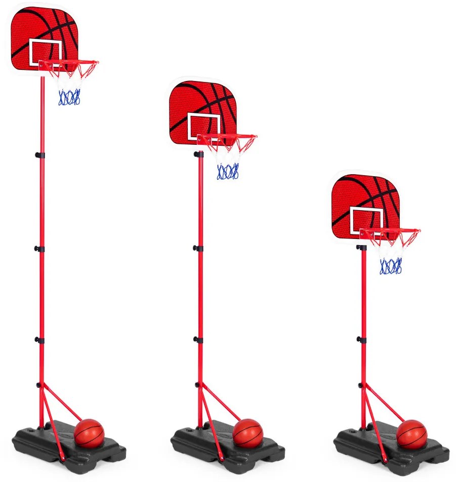 Gyerek kosárlabda palánk állítható magasságú, labdapumpával