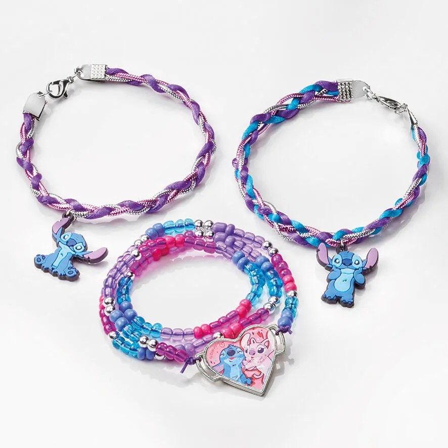 Disney Lilo és Stitch, A csillagkutya Purple charm karkötő készítő szett