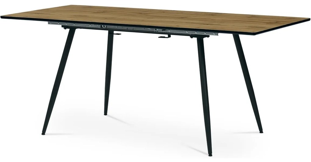 Összecsukható étkezőasztal 140-180 x 80 cm, tölgyfa