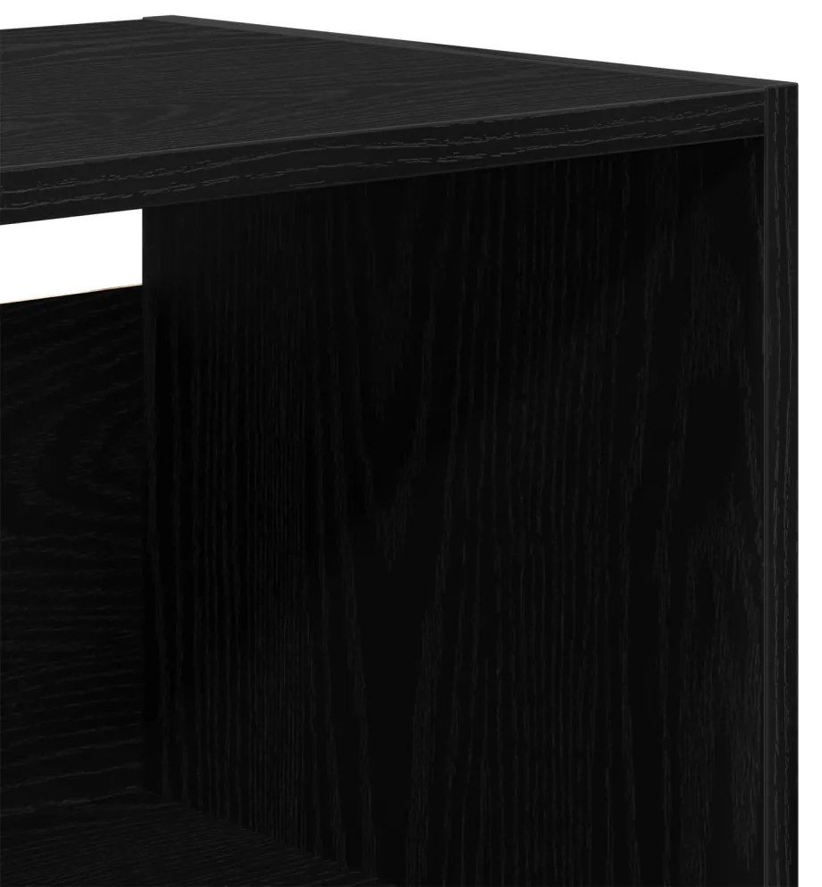 vidaXL Magasfiú Fekete tölgy 69,5 x 34 x 180 cm Faanyag