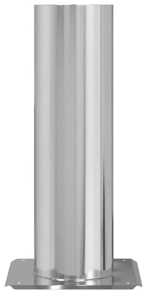 Kémény fej kiterjesztés Ezüst 26 x 26 x 50 cm Rozsdamentes acél