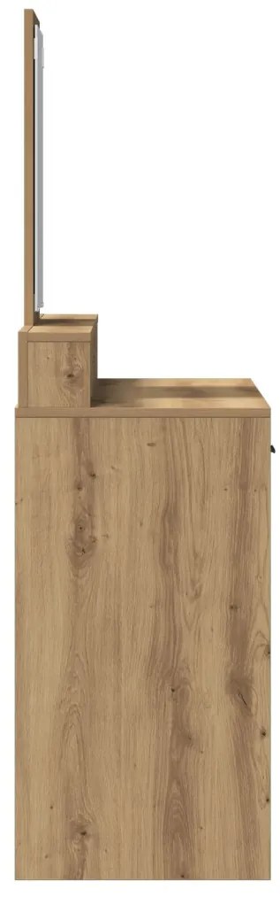 Fésülködőasztal kézműves tölgy 100 x 41 x 140 cm Faanyag