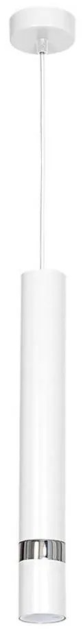 JOKER kábeles függeszték 1xGU10/25W/230V fehér/fényes króm