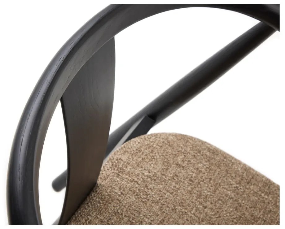 Fekete-bézs étkezőszék Relate – Unique Furniture