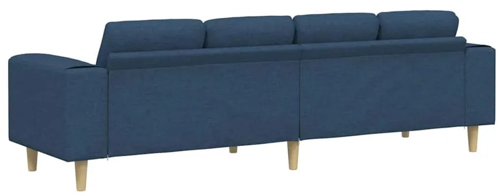 Kanapé Szett Kék szövet