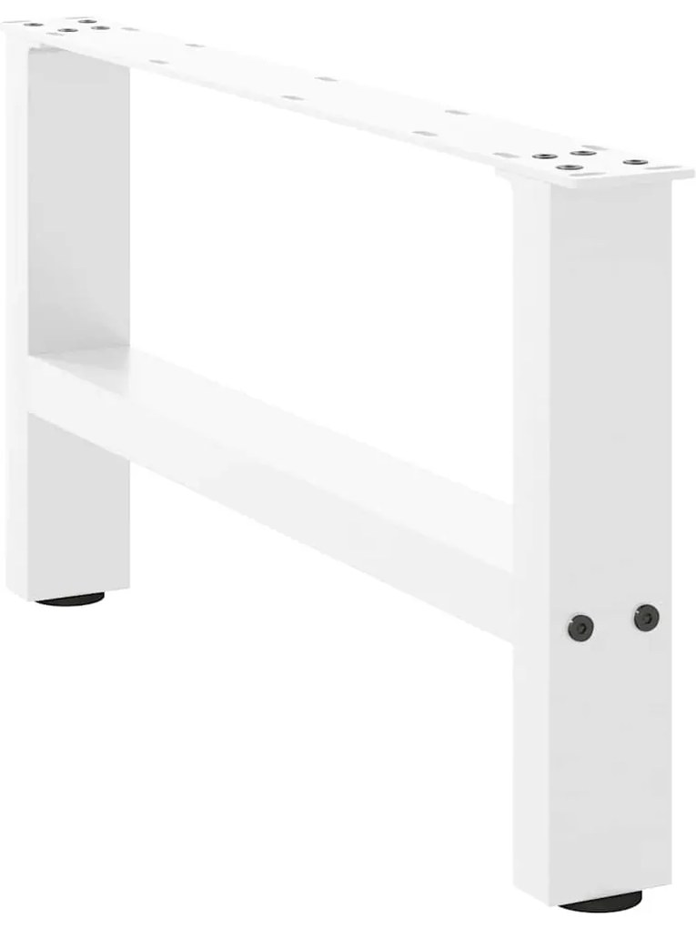 2 db fehér dohányzóasztal láb 60 x (30-31) cm acél