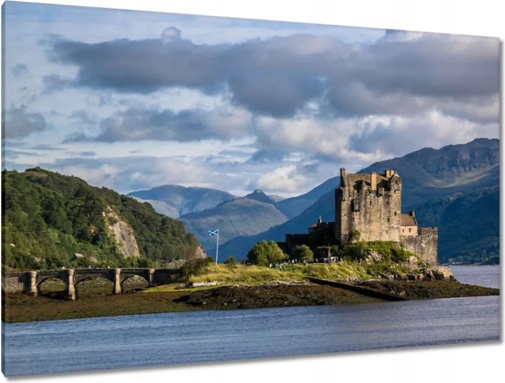 Festmények 120x80 Kastély a távolból