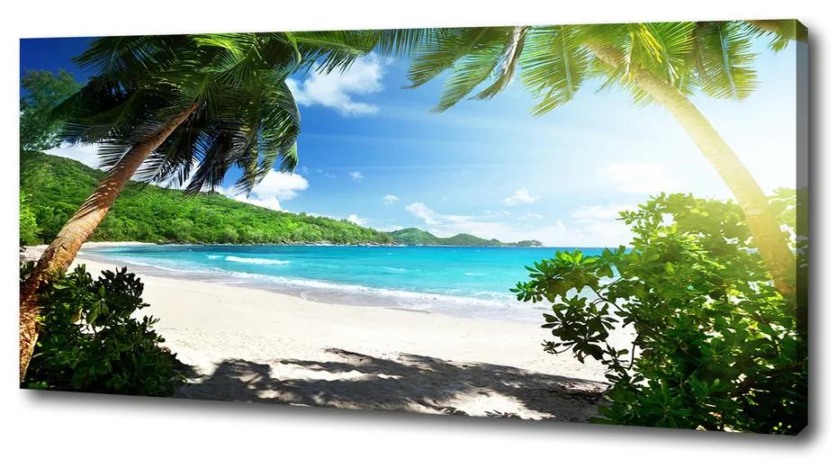 Vászon nyomtatás Seychelles strand pl-oc-125x50-f-61788906