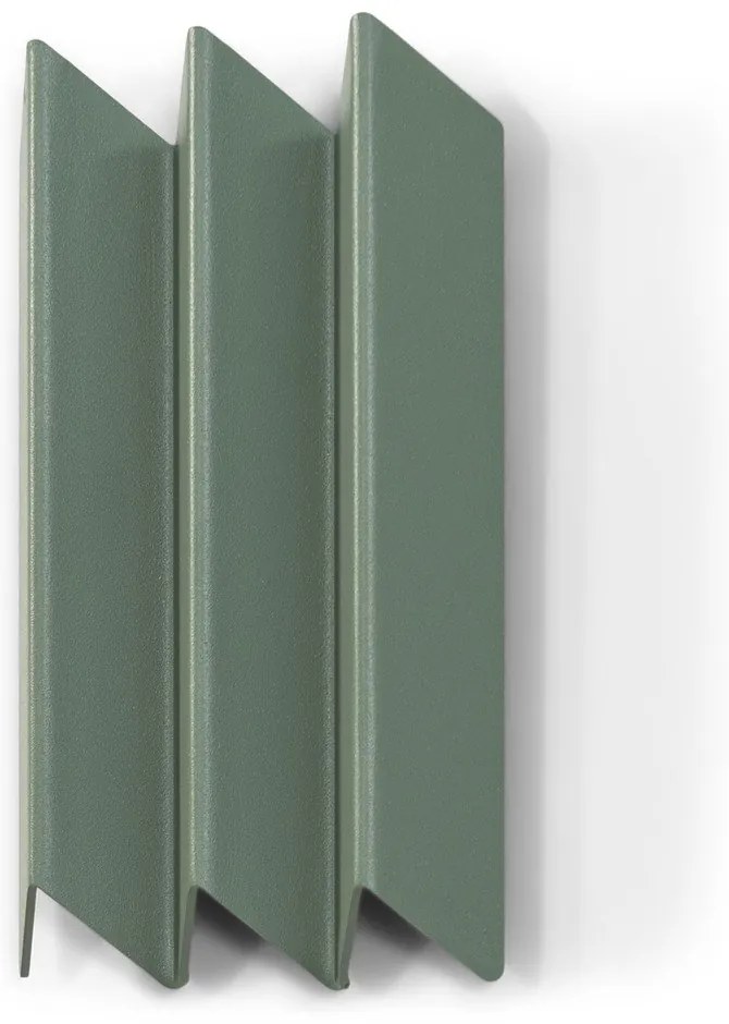 Szürkészöld fém fali fogas 13 cm Sensu – Spinder Design