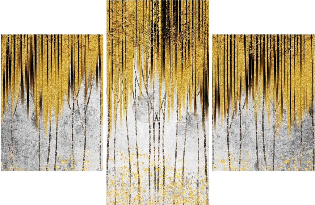 Kép - Arany vonalak (90x60 cm)