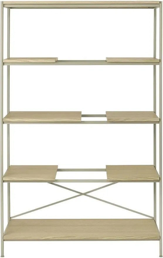 Natúr színű polcos állvány tölgyfa dekorral 105x170x40 cm Sukoya – Blomus