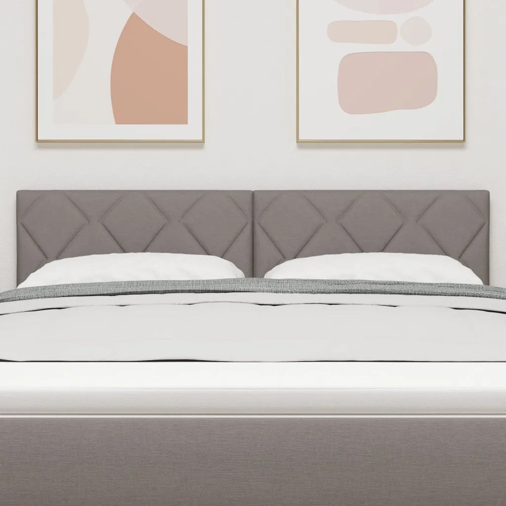 Fejtámla Gyémánt Blokk Design Taupe 140 cm Szövet