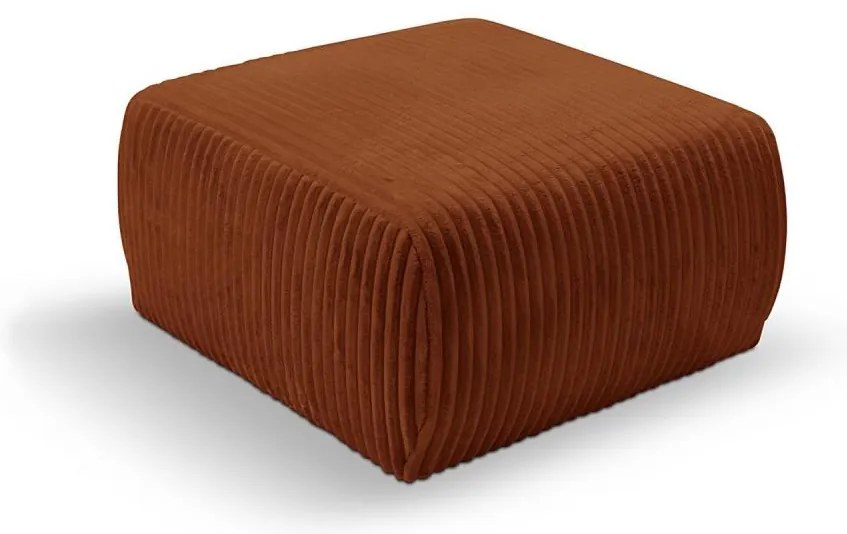 Puff FRIDA 82x75 cm, barna