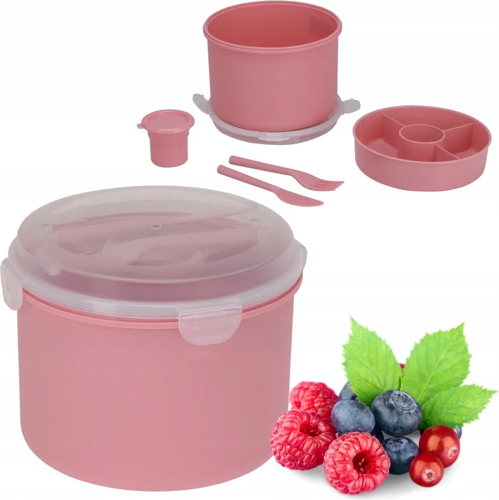 Ebéddoboz Emeletes Rekesszel Szósztartó Uzsonnás doboz