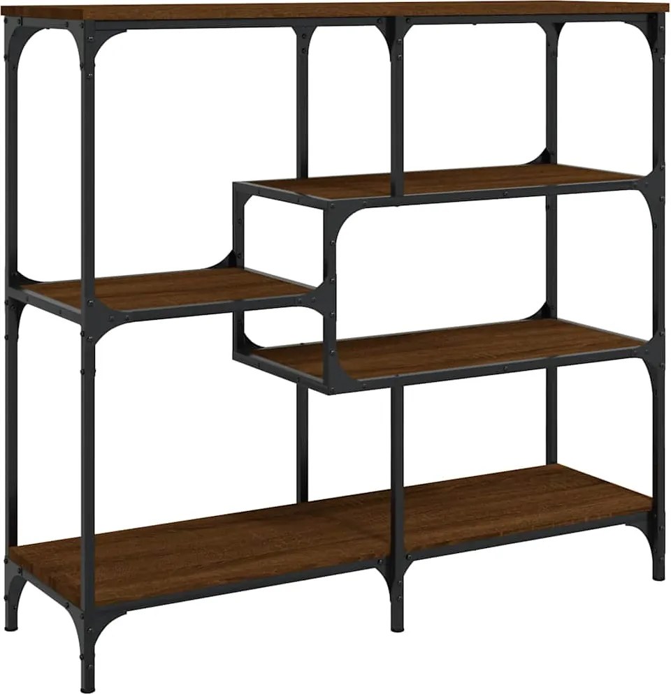 vidaXL barna tölgyszínű szerelt fa tálalóasztal 103x32x95 cm