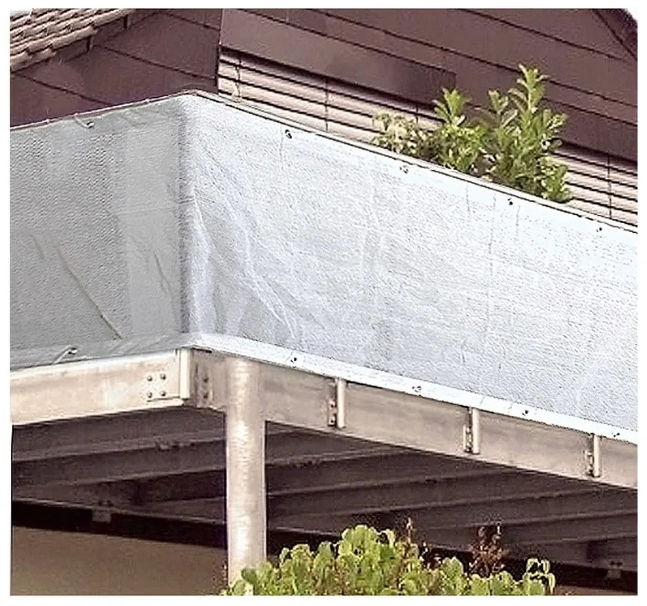 Fehér műanyag belátásgátló erkélyre 500x90 cm - Garden Pleasure