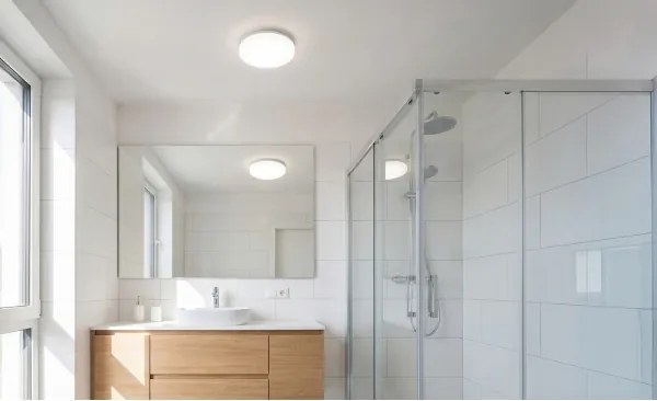 Kanlux 26988 - VARSO LED mennyezeti lámpa érzékelővel 22/30W/230V, választható 3000/4000/6500K, Ø33 cm, IP54
