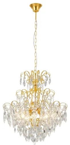 Eglo 39605 - Csillár láncon FENOULLET 5xE14/25W/230V arany