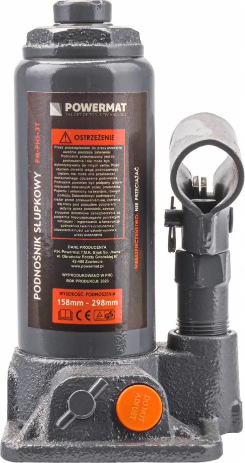 Hidraulikus emelő PM-PHS-3T