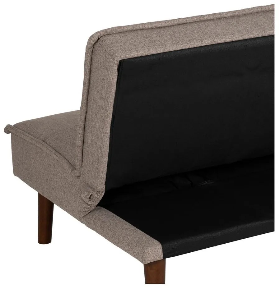 Szürkésbézs zsenília kinyitható kanapé 181 cm – Ixia