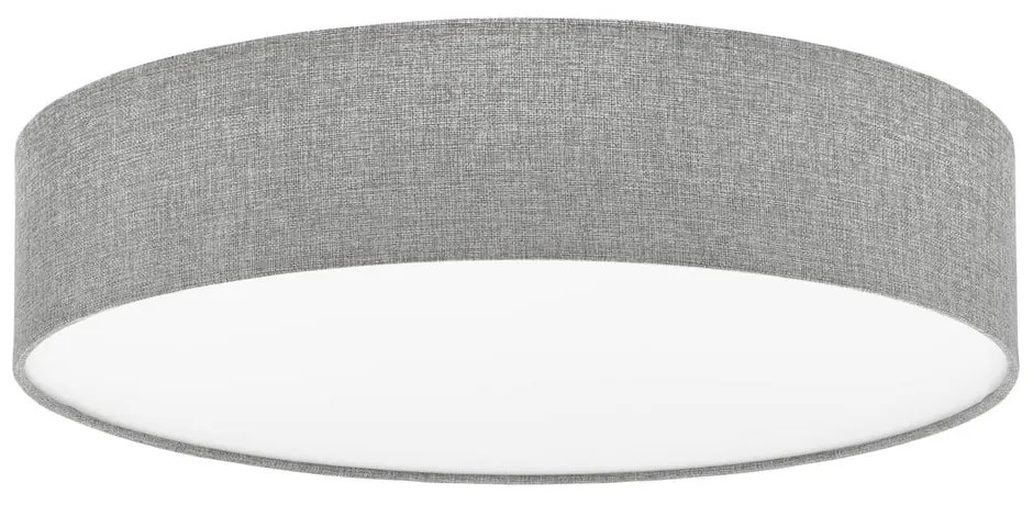 Fehér-szürke mennyezeti lámpa textil búrával PASTERI – EGLO