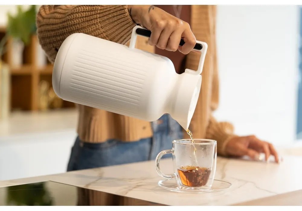 Fehér termosz 1 l Lungo – Vialli Design