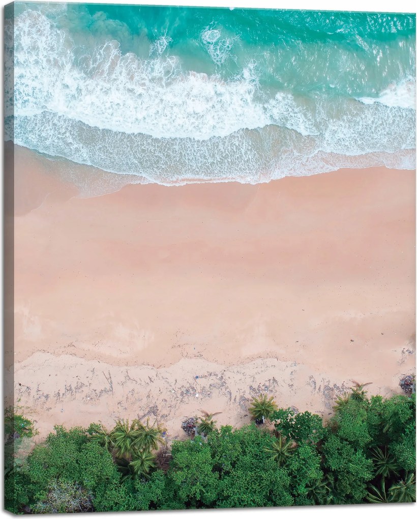 Vászonkép Tengerpart Hullámok Víz Természet 40x50 cm Ajándéknak is tökéletes