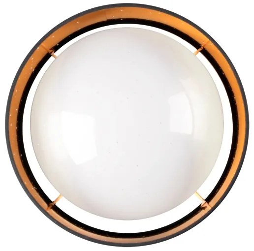 LED Mennyezeti lámpa TULUZA LED/24W/230V á. 40 cm fekete