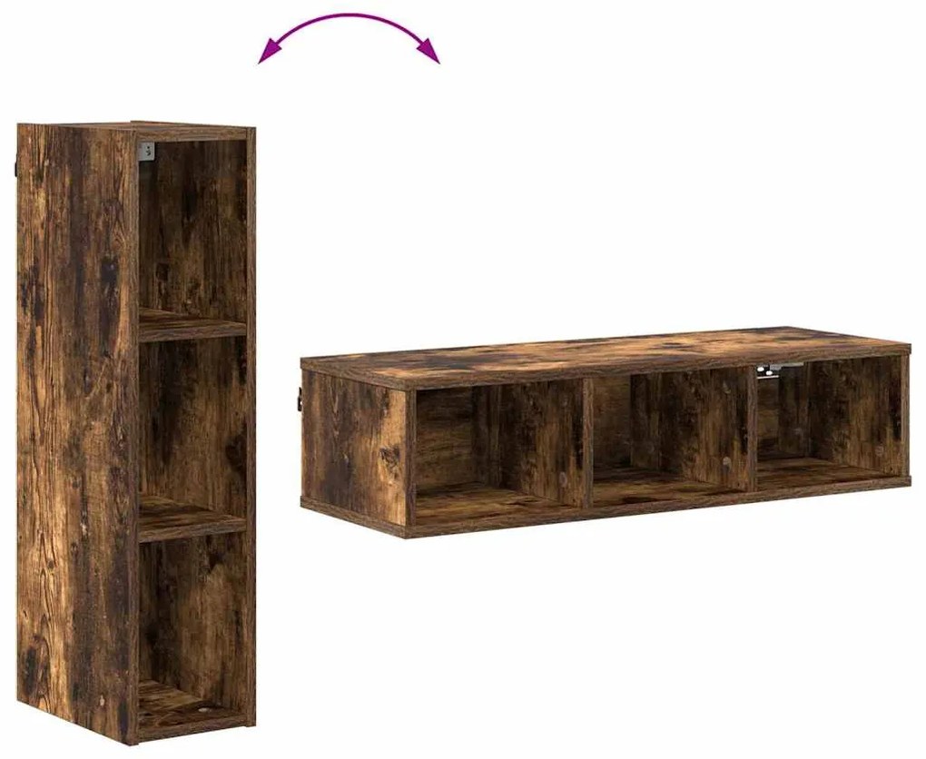 Függő szekrény Riga Füstölt tölgy 20 x 29,5 x 80 cm Faanyag