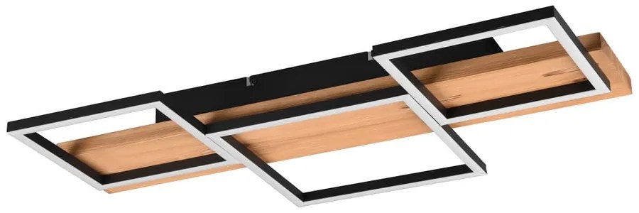 Fekete-natúr színű LED dimmelhető mennyezeti lámpa 34x65 cm Harper – Trio