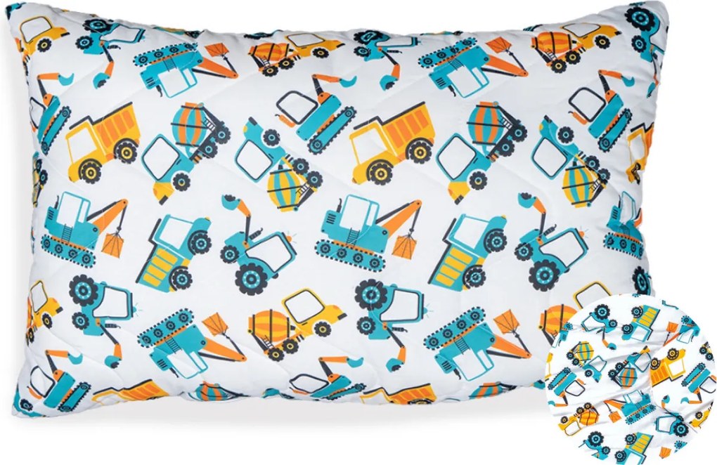 Gyerekpárna 2 Az 1-BEN 70X80CM Antiallergén Puha Premium-termék Pl