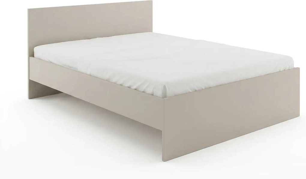 Ágy ELISA 180 x 200 cm, kasmír bézs Ágyrács: Léces ágyrács, Matrac: Matrac nélkül