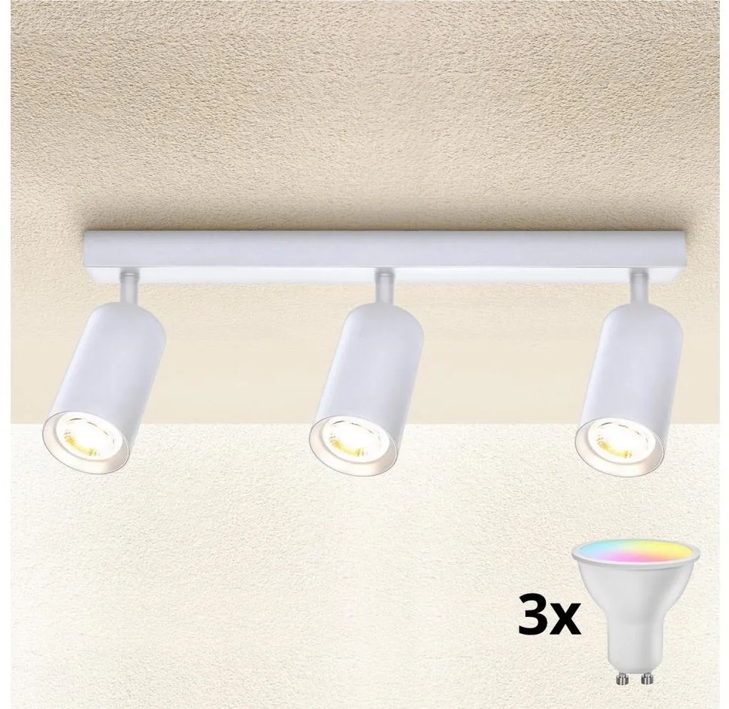 Brilagi - LED dimmelhető spotlámpa SELE 3xGU10/6,5W/230V fehér