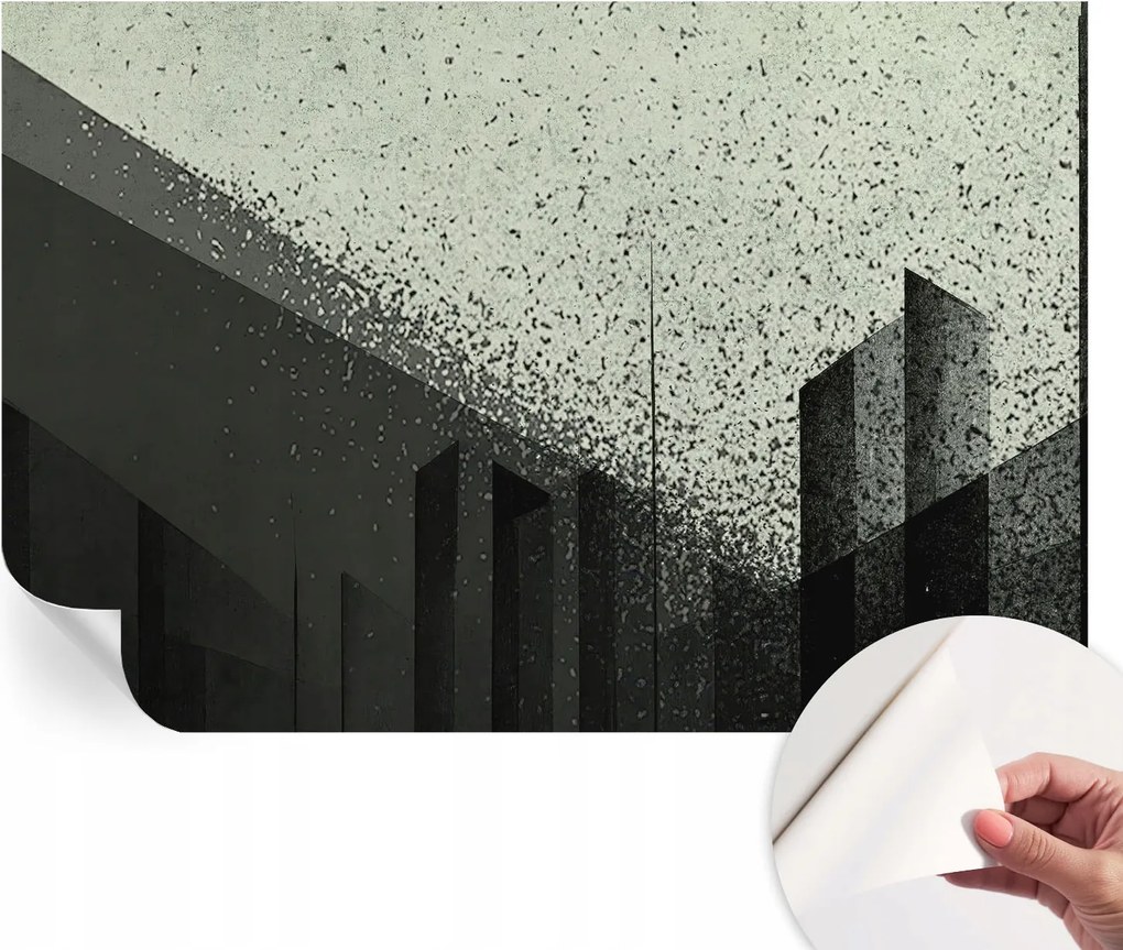 Modern öntapadós fali fotótapéta Város geometria 104x70 cm