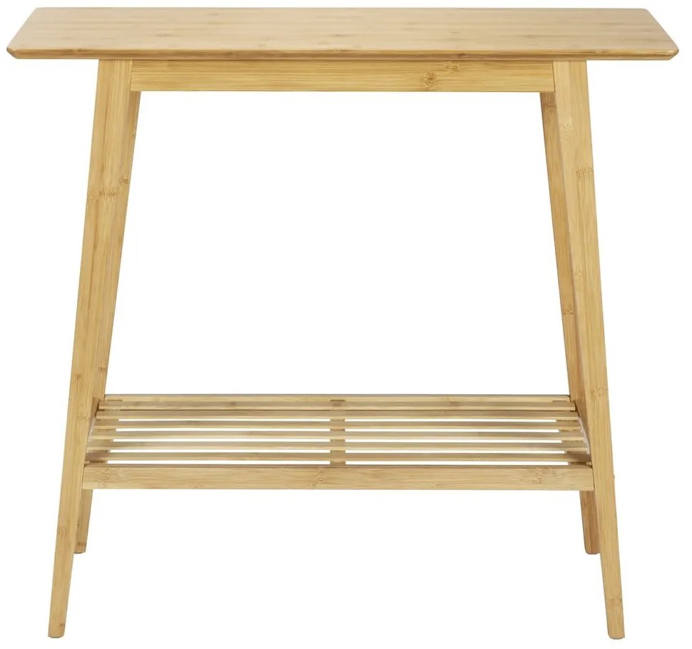 Natúr színű bambusz konzolasztal 30x80 cm Kona – Wenko