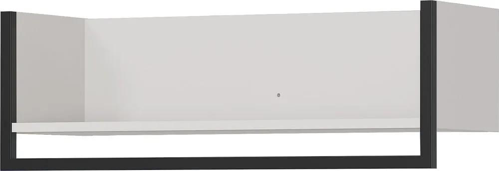 Madeo fehér polc akasztóval, szélesség 76 cm - Germania