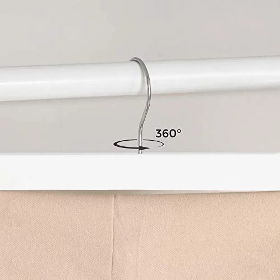 8db fából készült nadrág akasztók, állítható, fehér