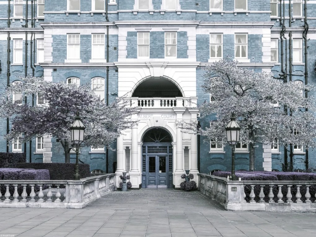 Poszter 40x30cm Albert bíróság épülete, Assaf Frank