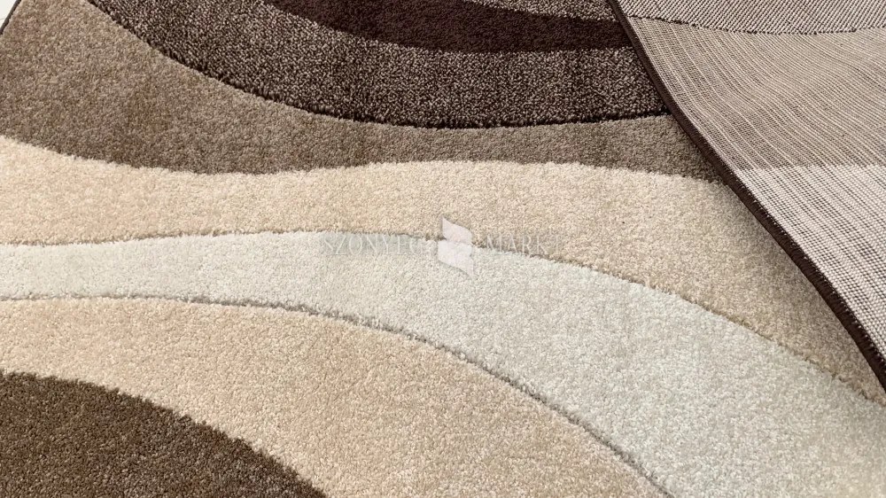 Comfort 6872 barna modern szőnyeg 60 cm-es szett