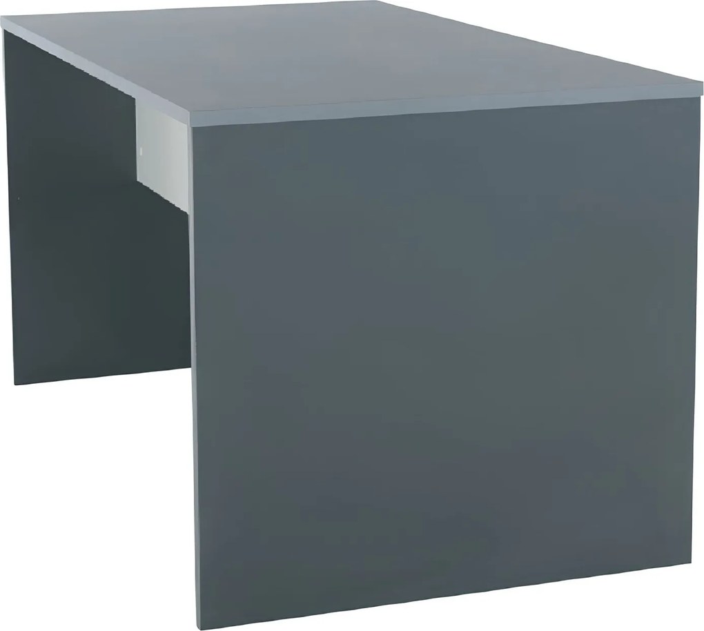 Íróasztal, grafit/fehér, RIOMA NEW TYP 11