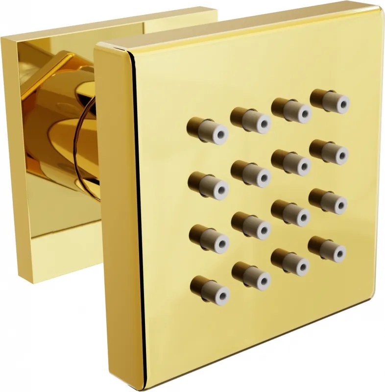 Mexen fali oldalsó zuhanyfej, arany - 79360-50