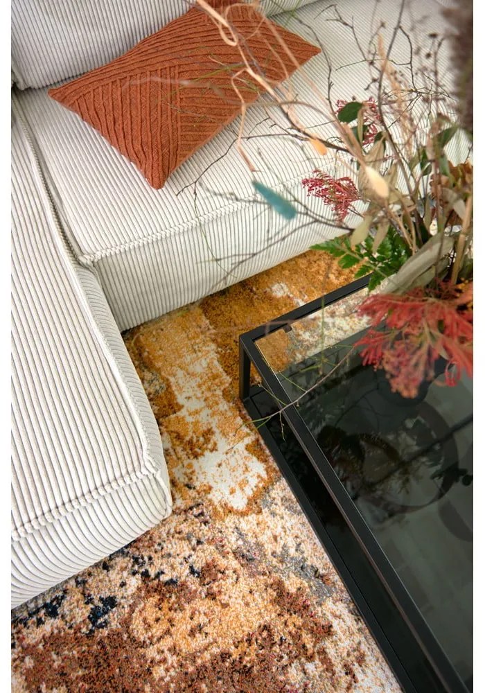 Bowie sötétszürke kordbársony variálható kanapéágy - Bonami Selection