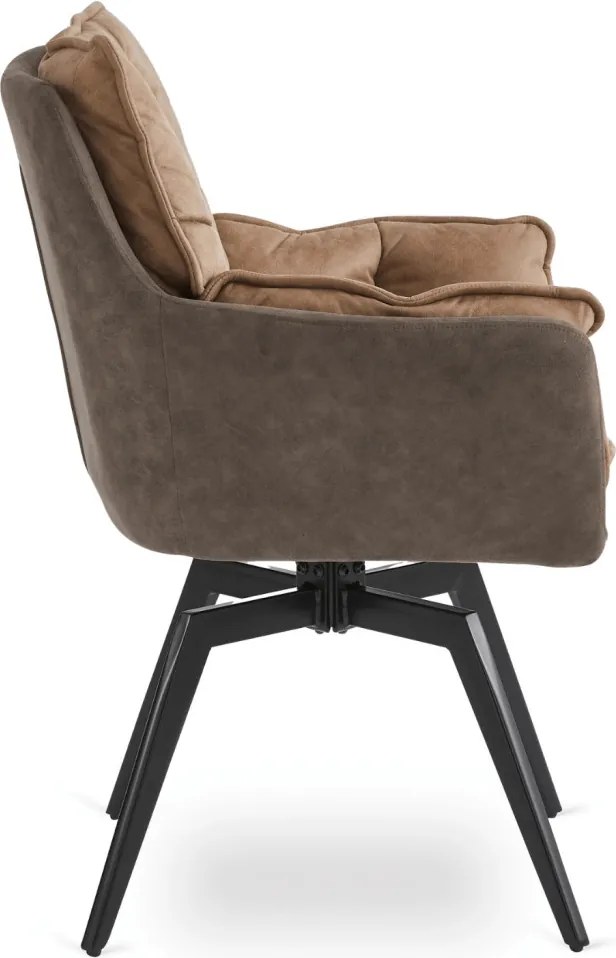 Forgó szék barna színben, ISLA