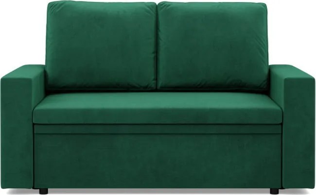 Zeus kanapé, bársony, hab töltet, egyenes kartámasz, zöld